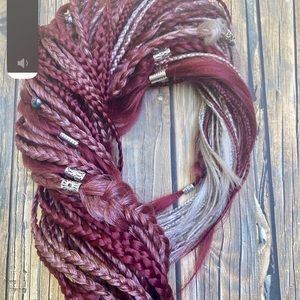 Viking-style Dreadlock and Braid Extensions - Never Worn